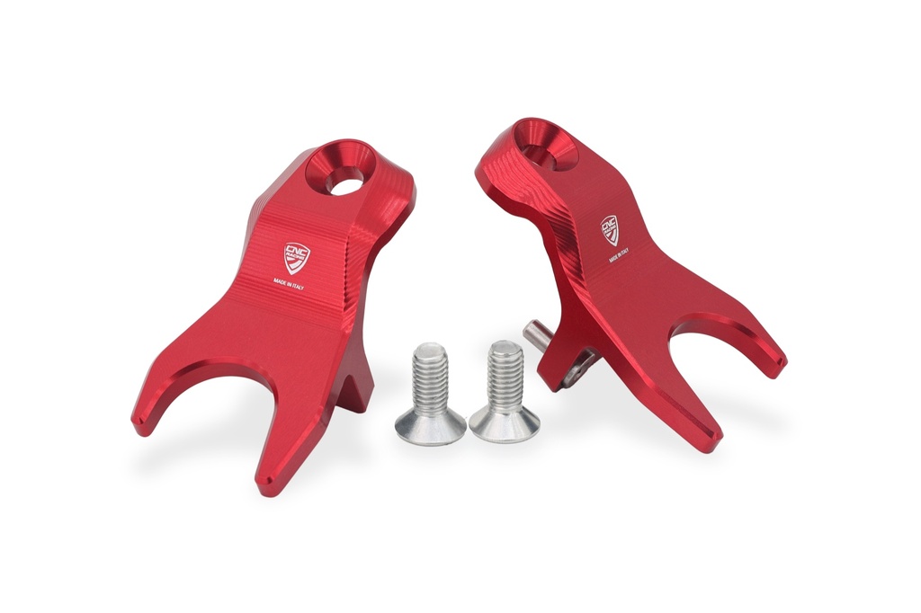 [CNC-SC350R] Roller stand swingarm forks Ducati Panigale V4 (Red)