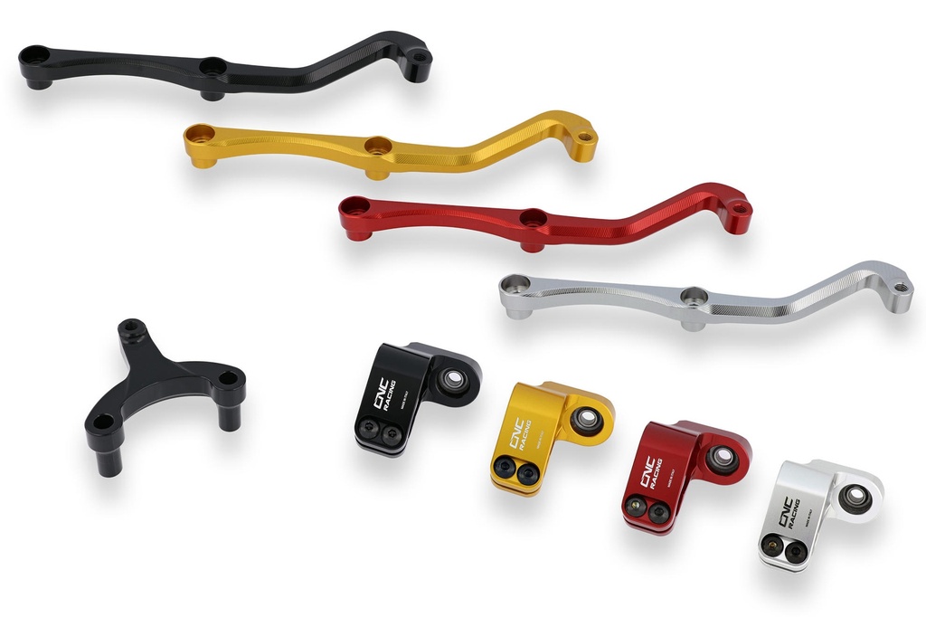 [CNC-SD107B] STEERING DAMPER KIT MV AGUSTA BRUTALE 800 MY2016 - for CNC Racing handlebar bracket (Black)