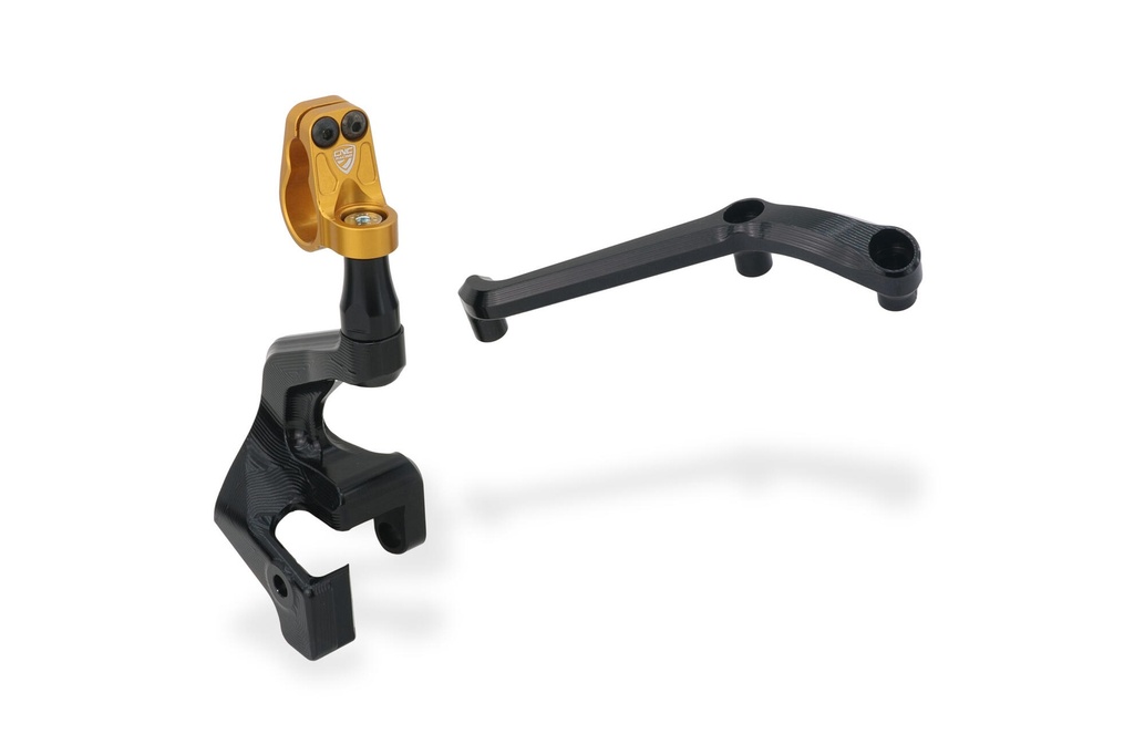[CNC-SD118BG] Steering damper kit Ducati Multistrada V4/V4S with clamp RM251 (Gold)