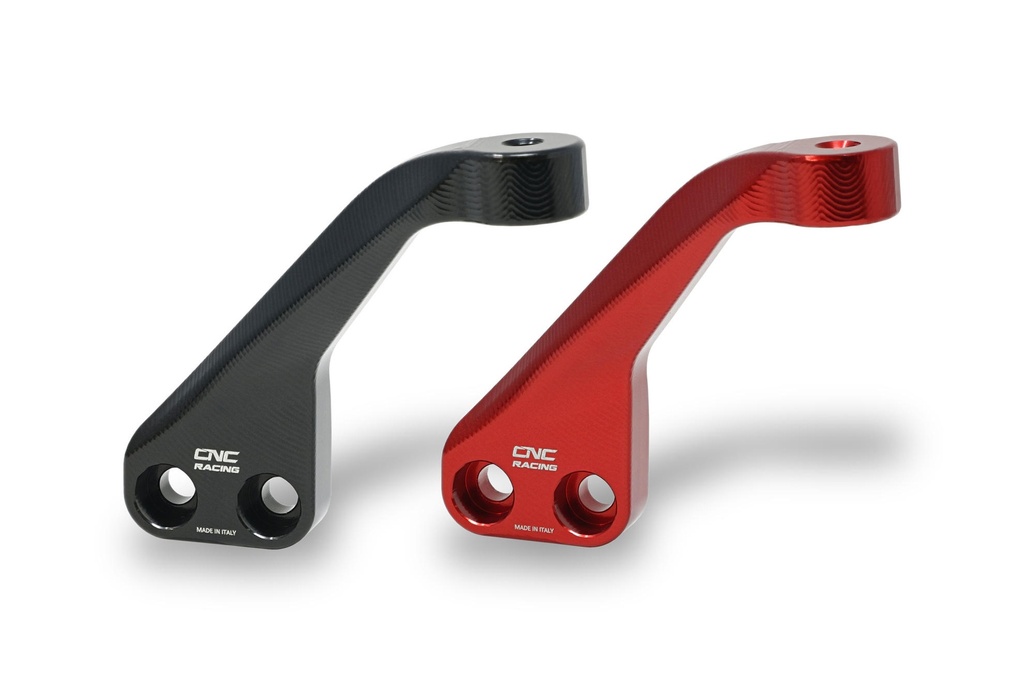 [CNC-SDA02B] Steering damper bracket Ducati Streetfighter V4 - V2 (Black)