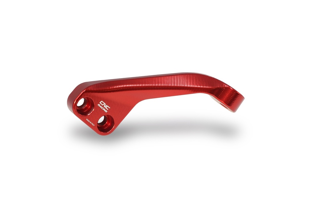 [CNC-SDA02R] Steering damper bracket Ducati Streetfighter V4 - V2 (Red)