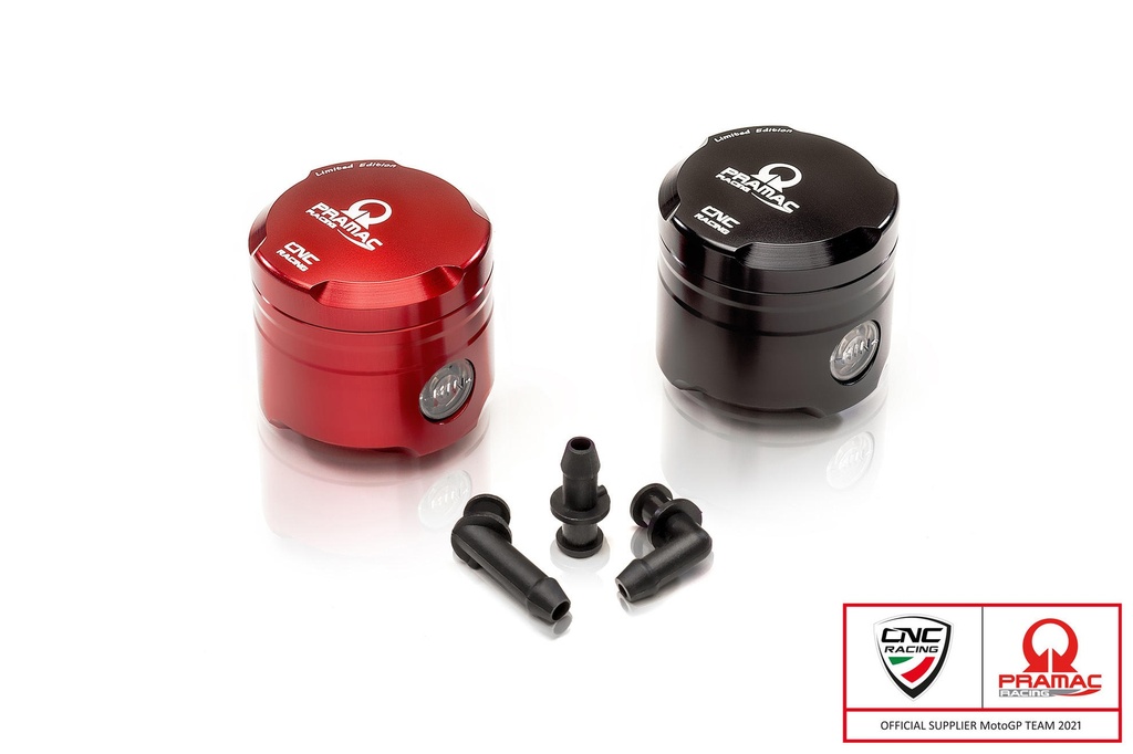 Fluid oil reservoir brake-clutch 25 ml MONOCHROME included three outflow PRAMAC RACING Limited Edition