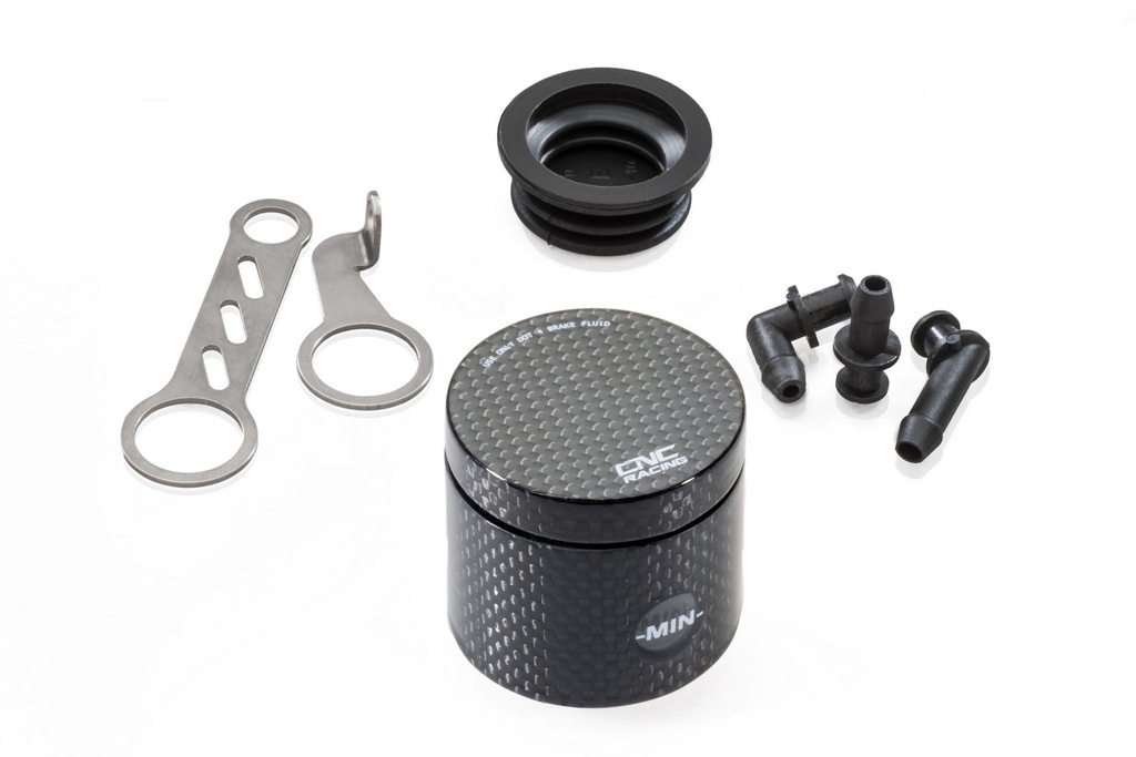 [CNC-SE801K] Fluid reservoir front brake 25 ml - carbon (Glossy)