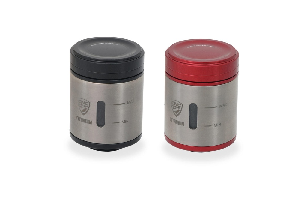 [CNC-SE901B] Fluid tank 25 ml for front brake - Titanium (Black)