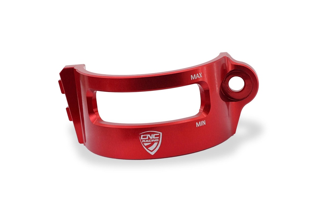 [CNC-SEA14R] Clamp for rear brake fluid tank Ducati Multistrada V4 (Red)