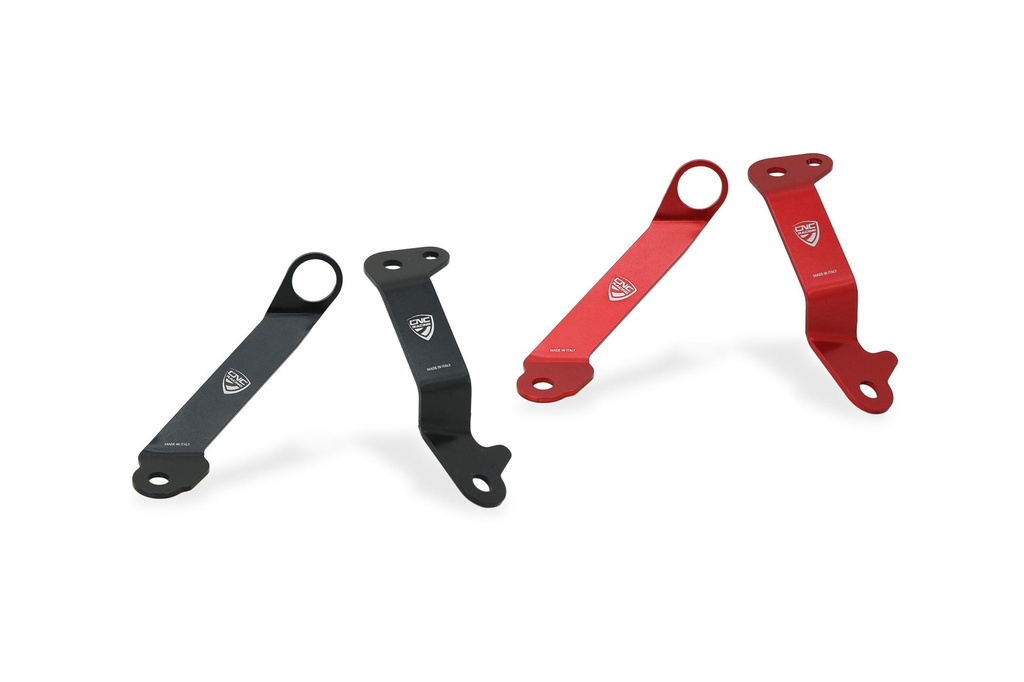 [CNC-SEA16B] Bracket kit for clutch and brake fluid tank Ducati Panigale (Black)
