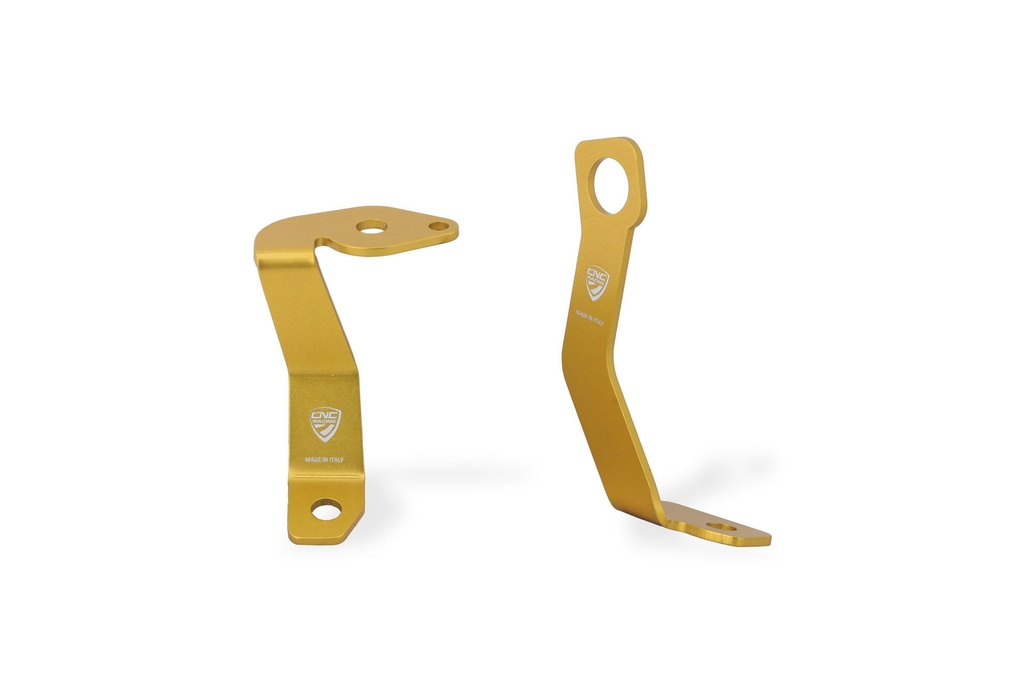 [CNC-SEA18G] Bracket kit for clutch and brake fluid tank Moto Guzzi Mandello (Gold)