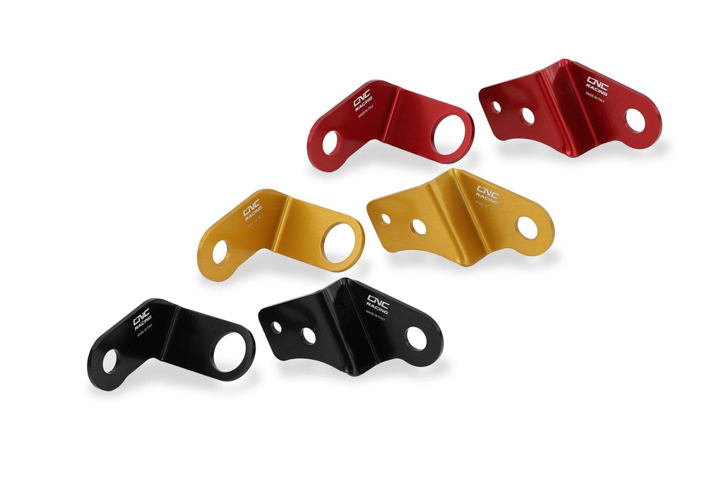 [CNC-SEA19B] Bracket kit for clutch and brake fluid tank Ducati Hypermotard 698 Mono (Black)