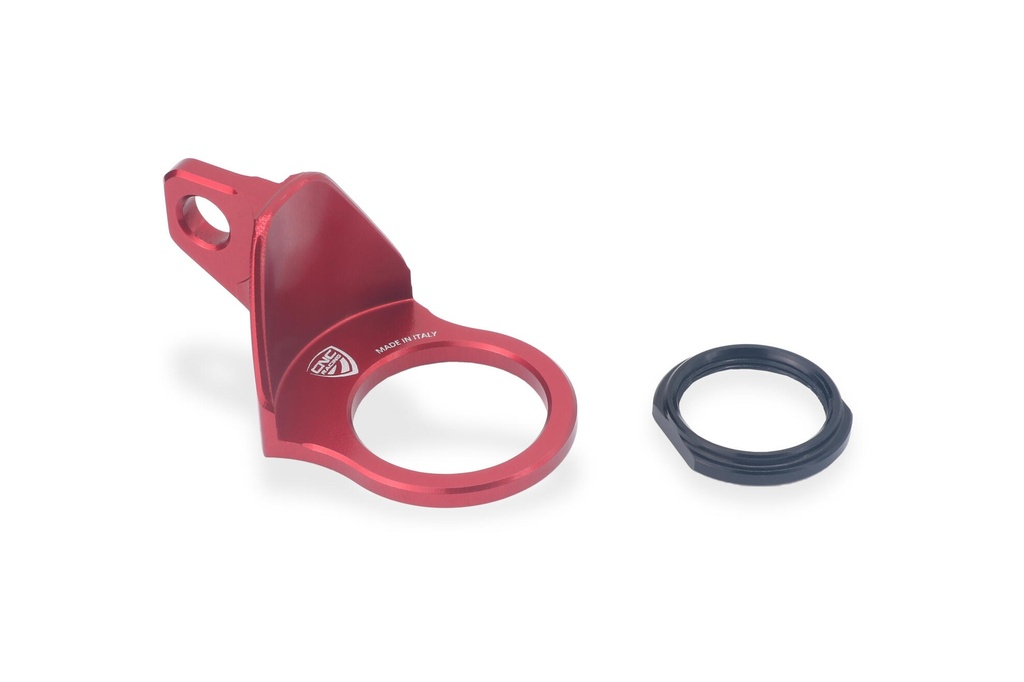 [CNC-SEA50R] Bracket for clutch or rear brake fluid tank CNC Racing 12ml (Red)
