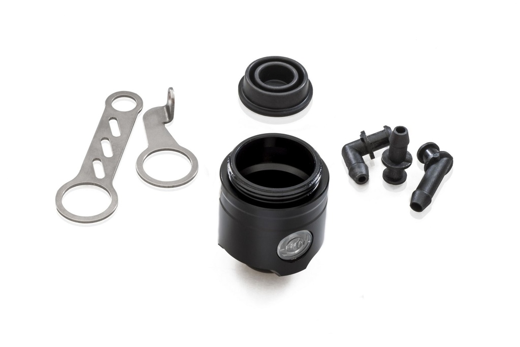 [CNC-SEB12B] Fluid reservoir rear brake / clutch 12 ml with level window - only body (Black)
