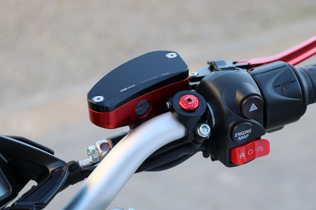 [CNC-SEB21R] Fluid reservoir front brake MV Agusta - body (Red)