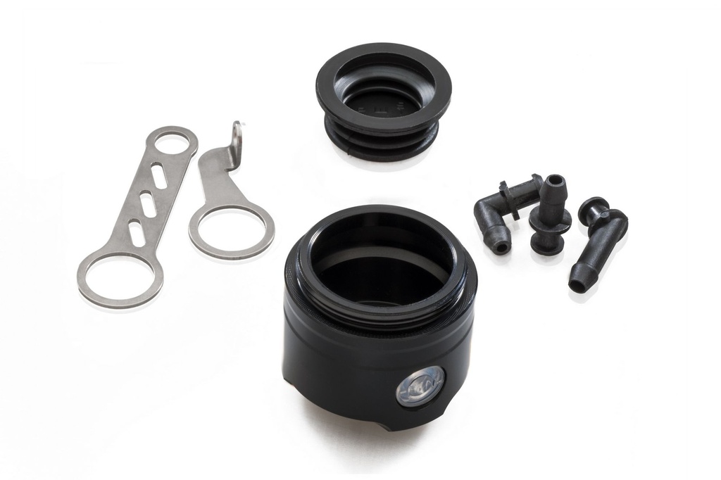 [CNC-SEB25B] Fluid reservoir front brake 25 ml with level window - only body (Black)