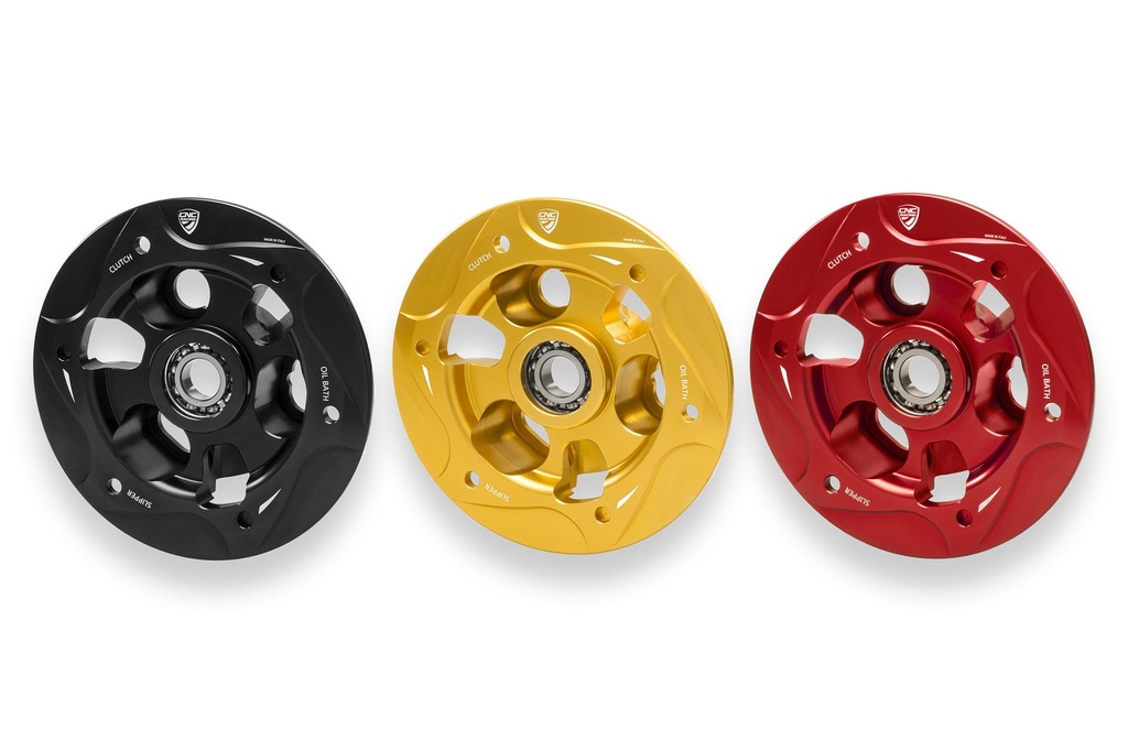 [CNC-SP200B] Pressure plate oil bath clutch Ducati with bearing (Black)