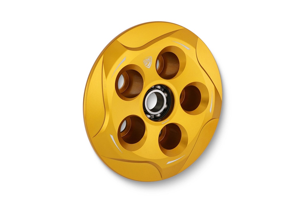 [CNC-SP202G] Pressure plate oil bath clutch Ducati with bearing (Gold)