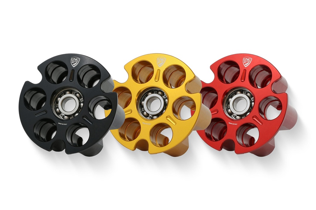 [CNC-SP203B] Pressure plate oil bath clutch Ducati with bearing (Black)