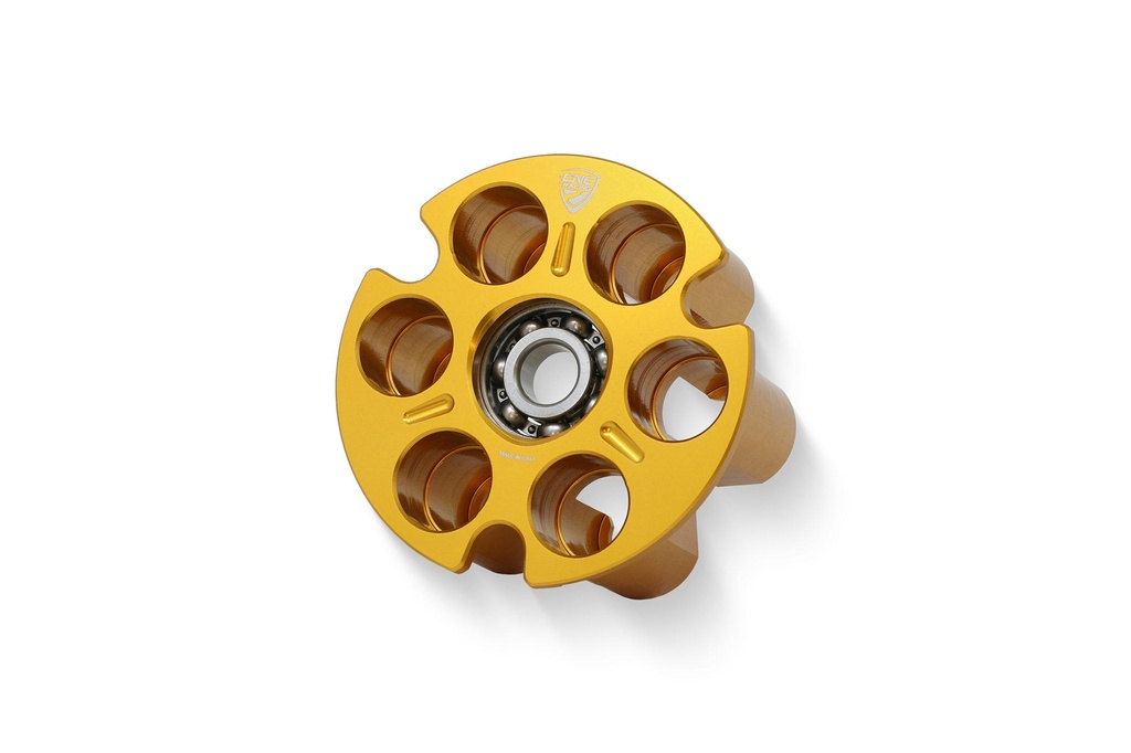 [CNC-SP203G] Pressure plate oil bath clutch Ducati with bearing (Gold)