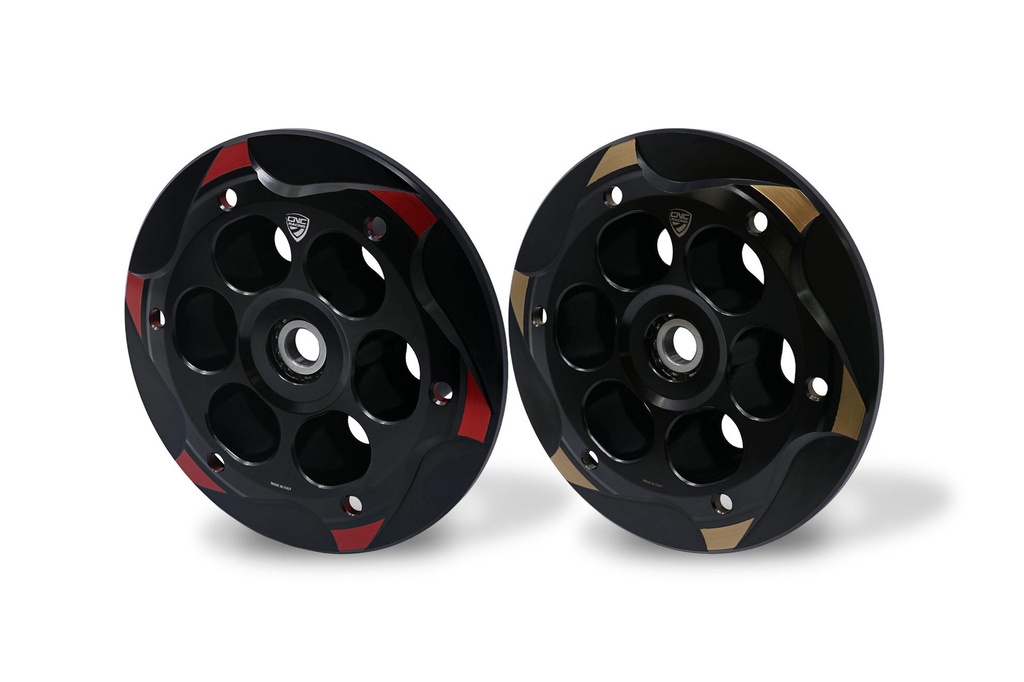[CNC-SP301BR] Slipper Clutch pressure plate MV Agusta  with bearing - Bicolor (Black/Red)