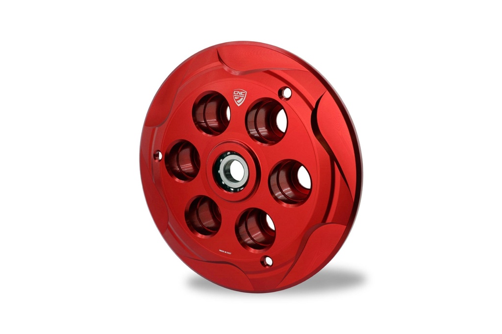 [CNC-SP305R] Clutch pressure plate MV Agusta with bearing (Red)