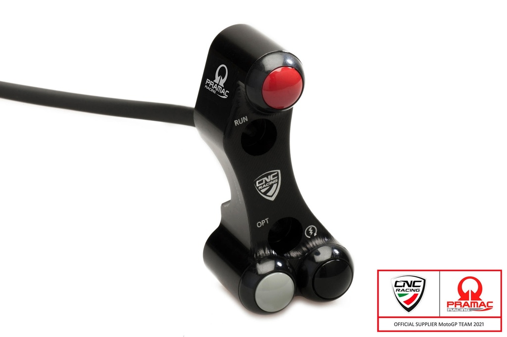 [CNC-SWD09BPR] RIGHT HANDLEBAR SWITCH PRAMAC RACING LIM. ED - OEM AND RCS BREMBO BRAKE MASTER CYLINDER
