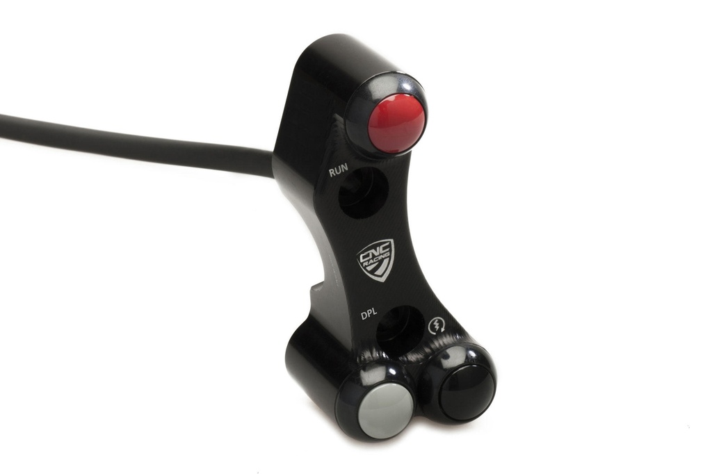 [CNC-SWD14B] Right handlebar switch - OEM and RCS Brembo brake master cylinder