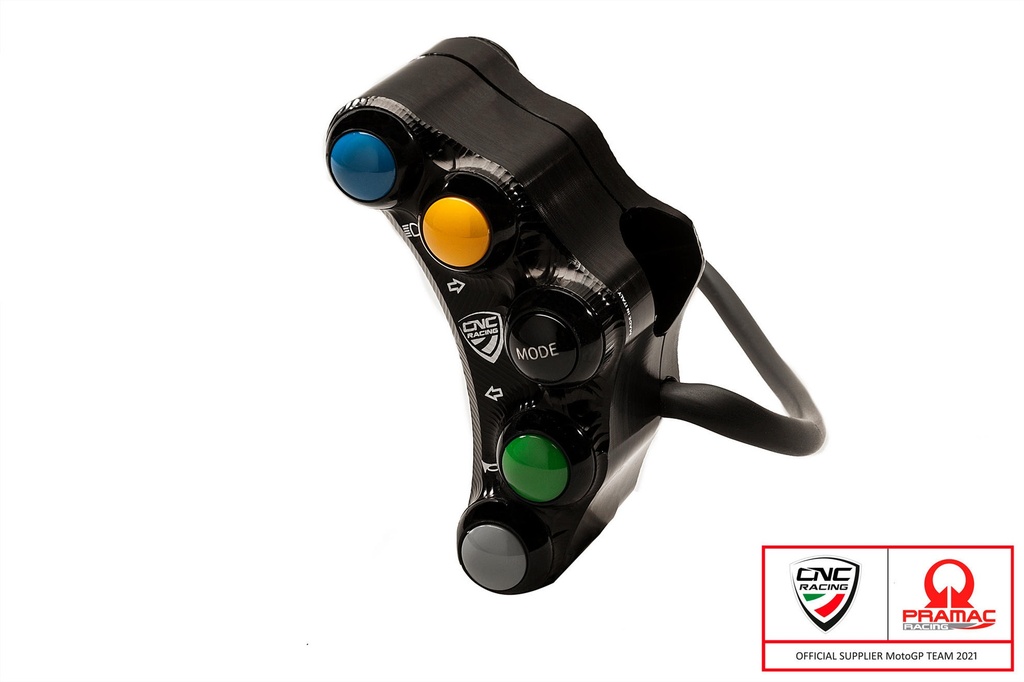 [CNC-SWD18BPR] Left handlebar switch Pramac Racing Lim. Ed - street use