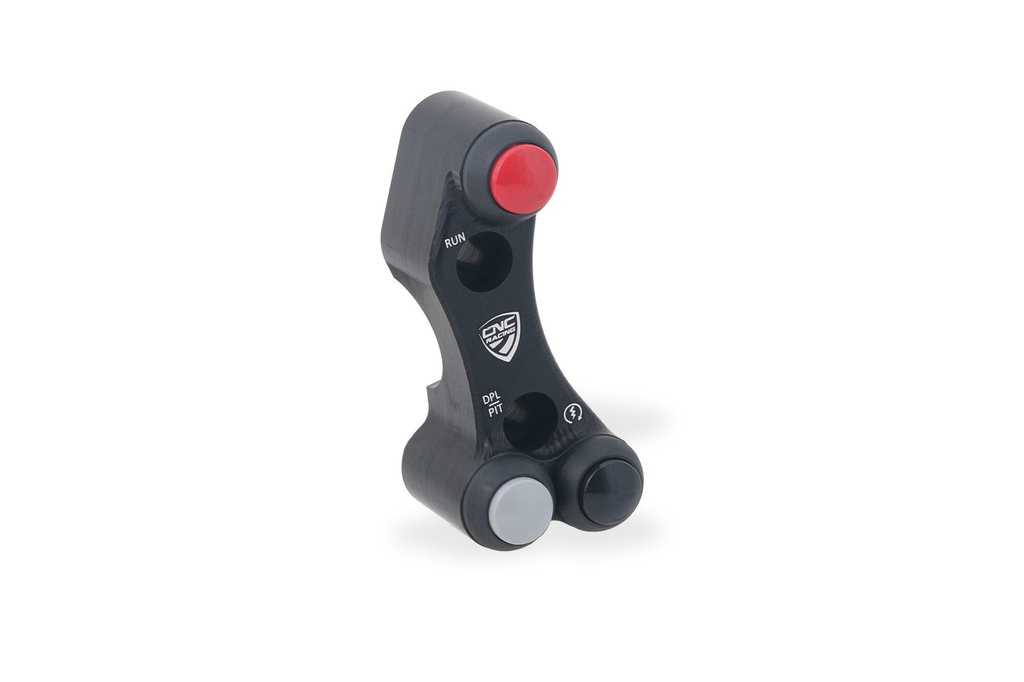[CNC-SWD24B] Right handlebar switch Race 3 Buttons - OEM and RCS Brembo brake master cylinder