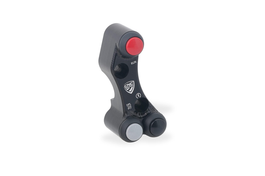 [CNC-SWD25B] Right handlebar switch Race 3 Buttons - Brembo billet CNC and forged brake master cylinder