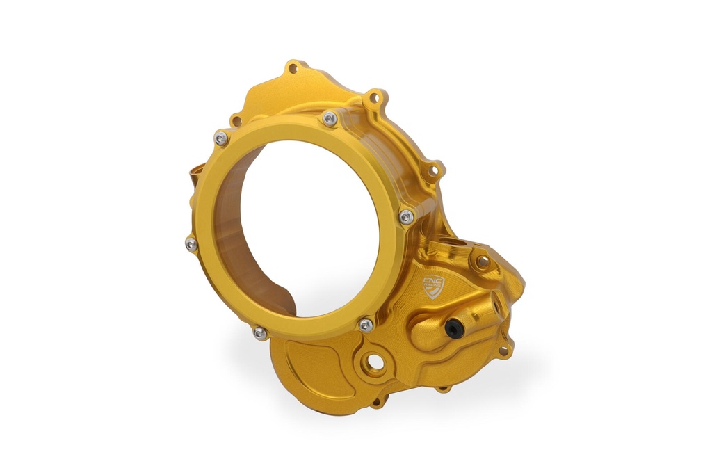[CNC-CA510GG] Clear cover oil bath clutch Ducati (Gold)