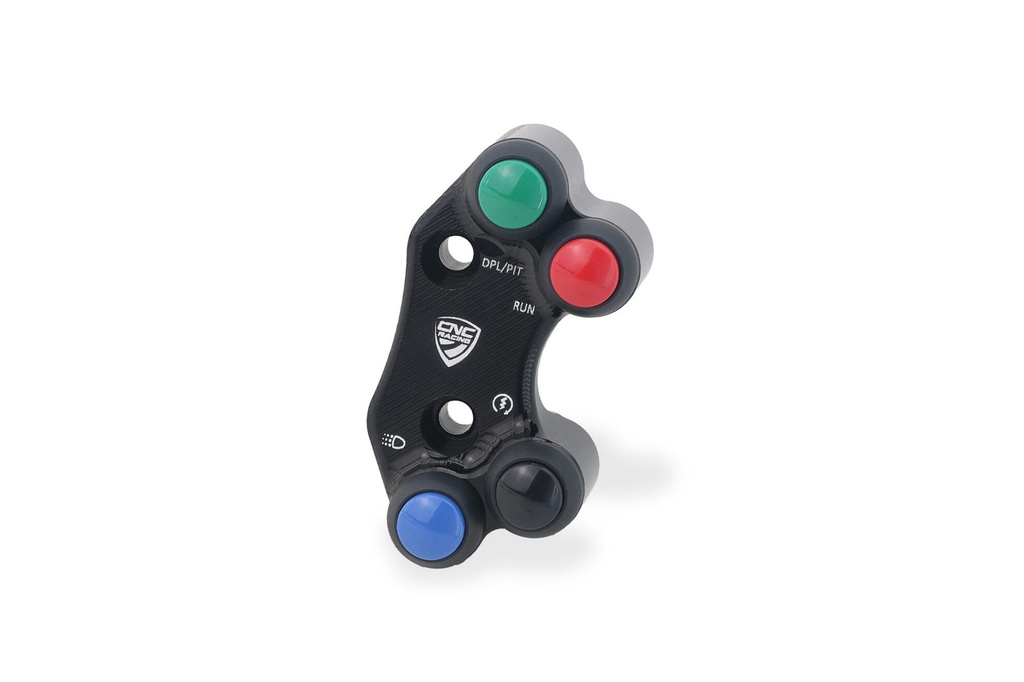 [CNC-SWD28B] Right handlebar switch Street 4 Buttons - Brembo billet CNC and forged brake master cylinder