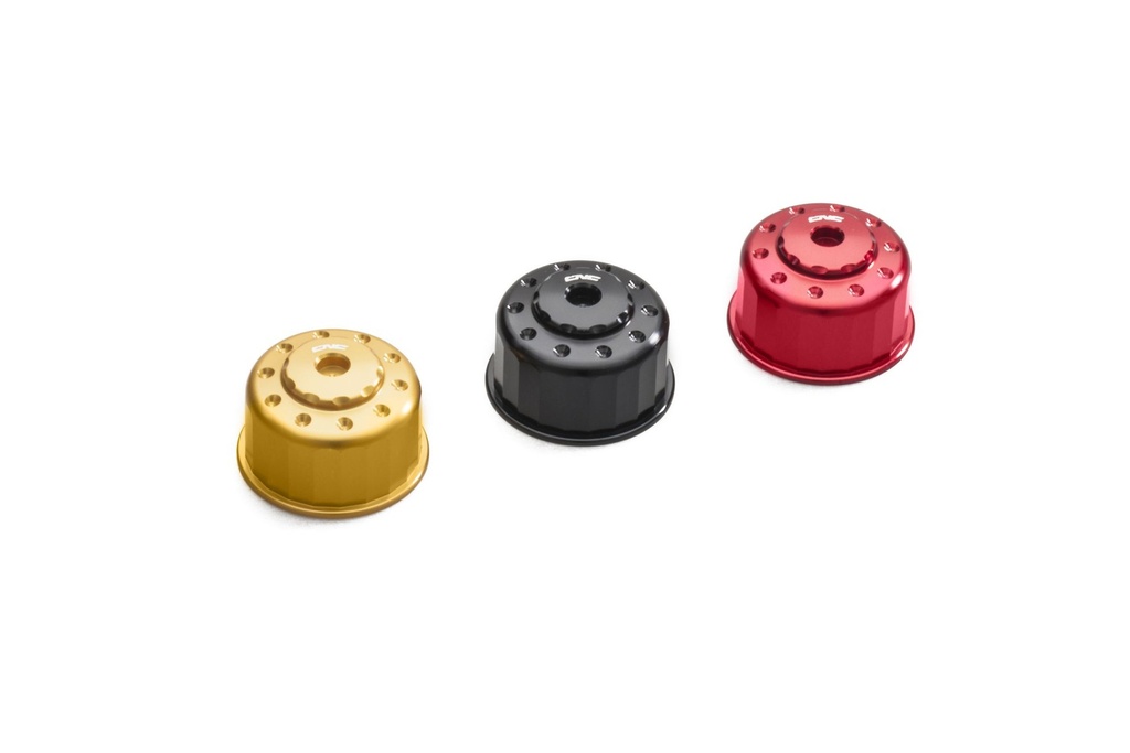 [CNC-TA150R] Tank cap expansion tank radiator Ducati (Red)