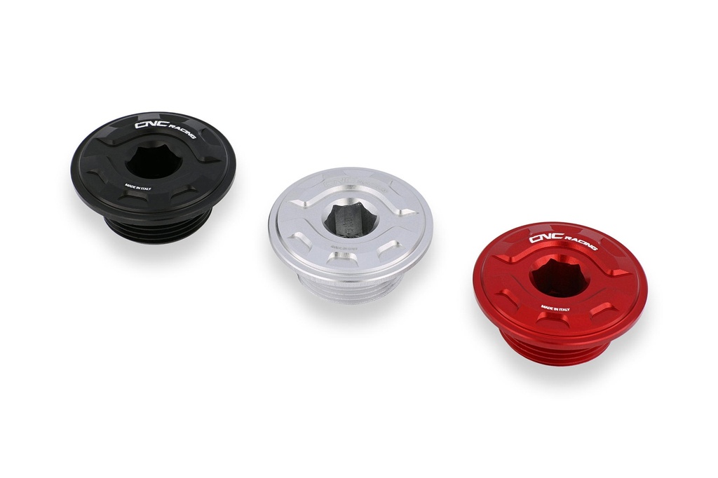 [CNC-TA202R] OIL FILLER CAP GEAR M25X1,5 (Red)