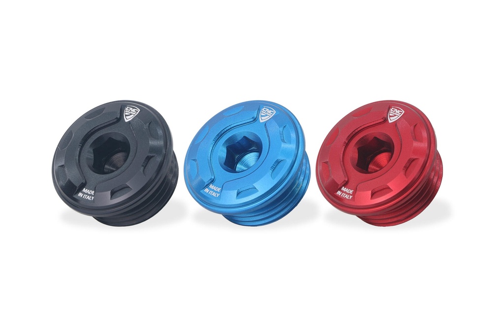 [CNC-TA301B] Oil filler cap Gear M24x2 (Black)