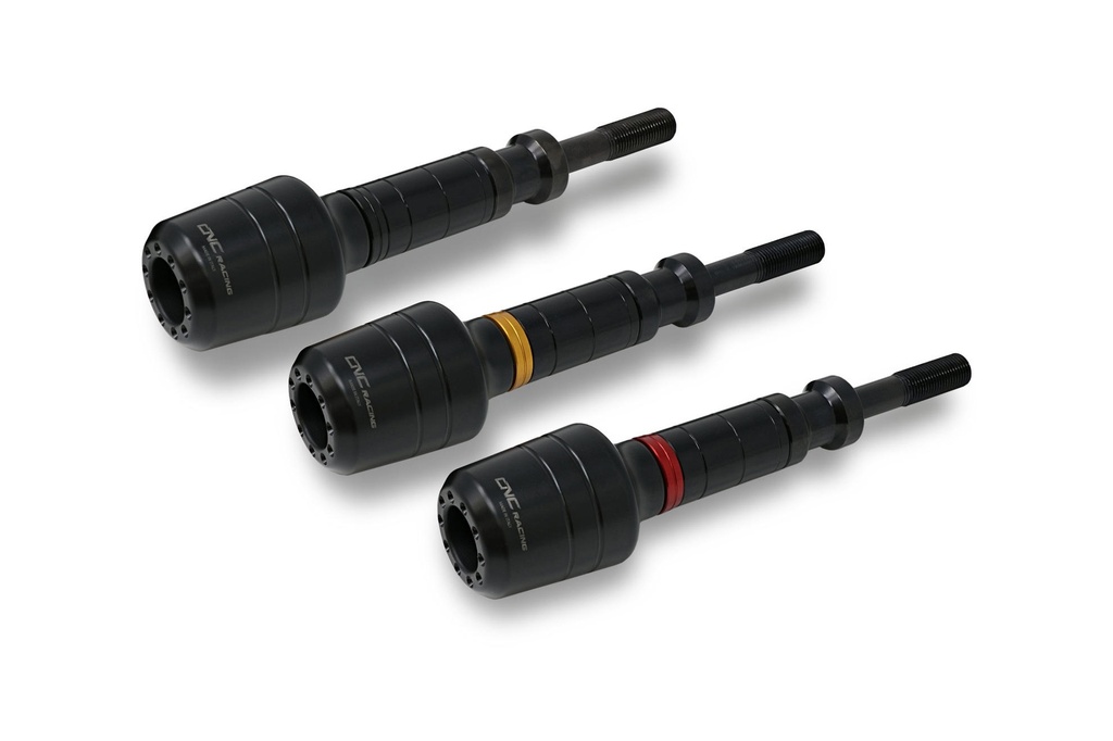 [CNC-TC215B] Crash Protectors for engine frame and fairing Ducati (Black)