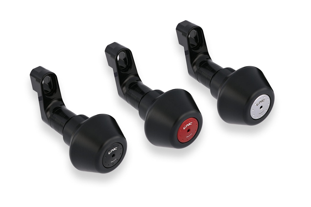 [CNC-TC318B] Frame crash protectors Aprilia (Black)