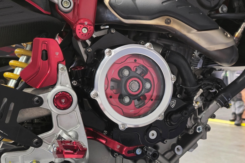 Clear cover oil bath clutch Ducati - only body