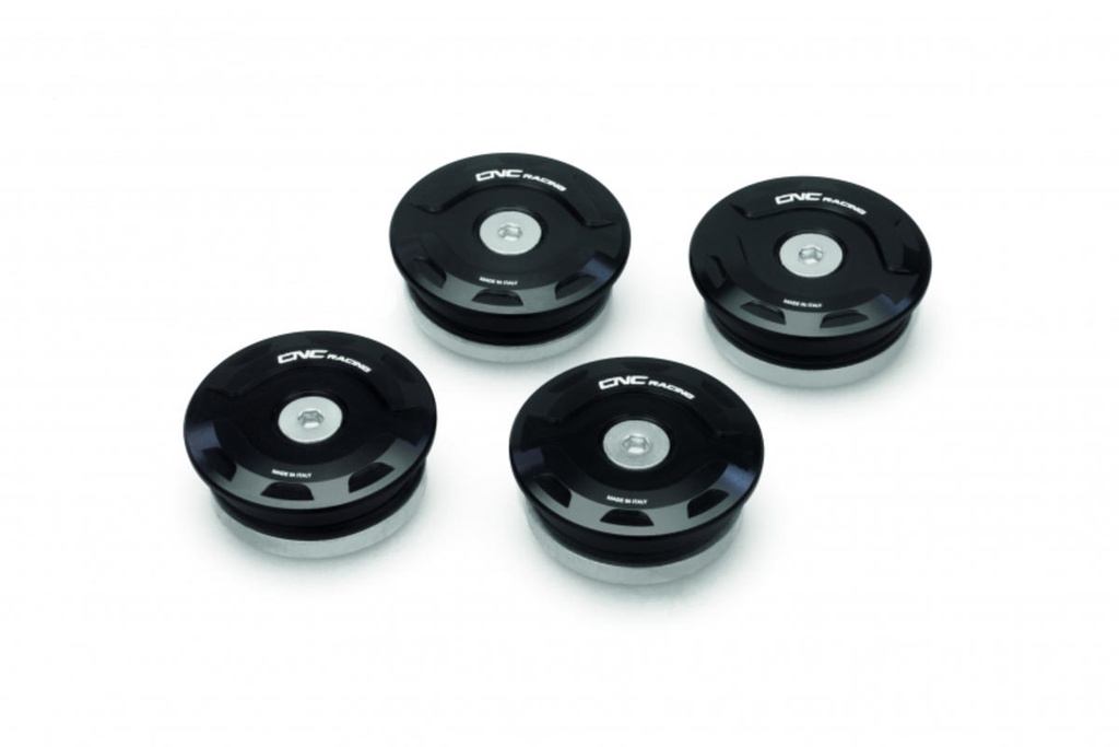 [CNC-TCT01B] Frame slider Ducati XDiavel - caps kit (Black)