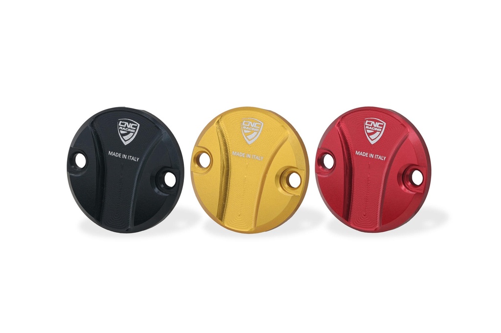 [CNC-TE203R] Fork leg plug cover Ducati Multistrada V4 S / Rally - V2 (Red)