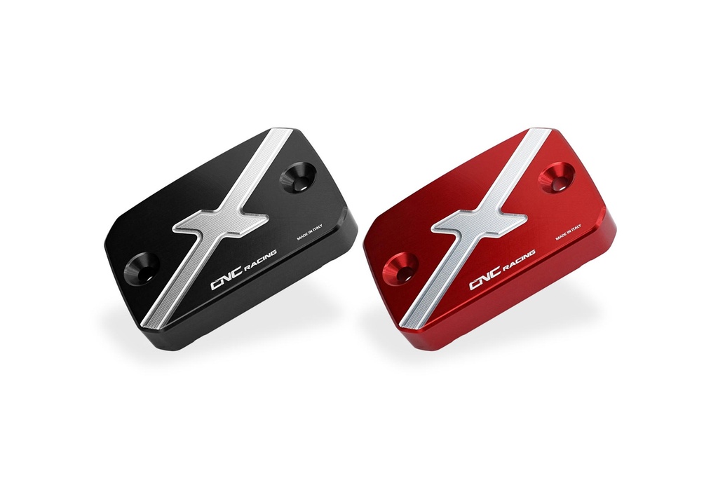 [CNC-TF201B] Front brake fluid reservoir cap Ducati DesertX (Black)