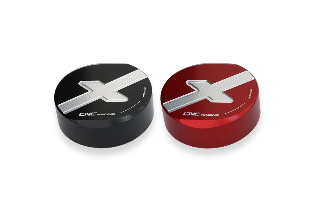 [CNC-TF203B] Rear brake fluid reservoir cap Ducati DesertX (Black)