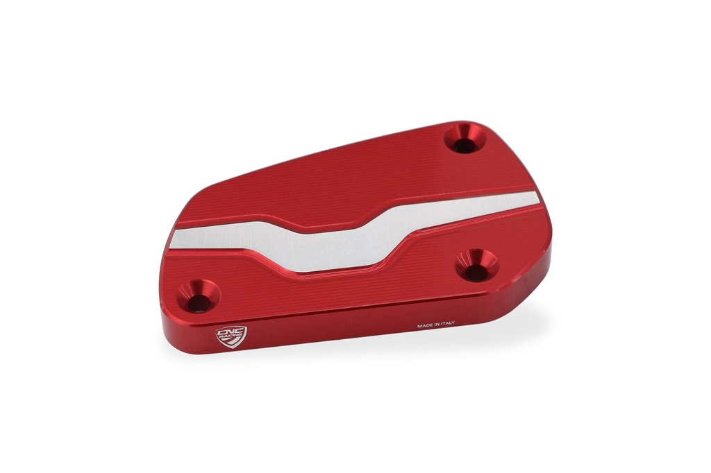[CNC-TF251R] Front brake fluid reservoir cap Moto Guzzi (Red)