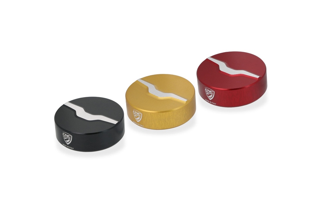 [CNC-TF253B] Rear brake fluid reservoir cap Moto Guzzi (Black)