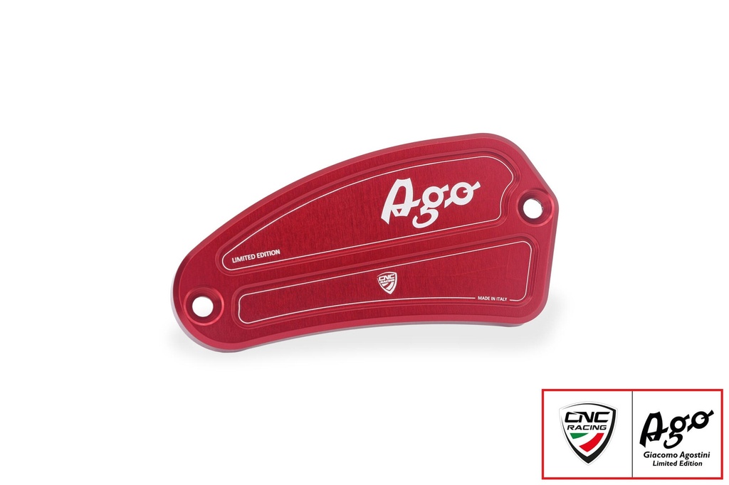 [CNC-TF449RAG] Front brake fluid reservoir cap MV Agusta - Giacomo Agostini Limited Edition (Red)