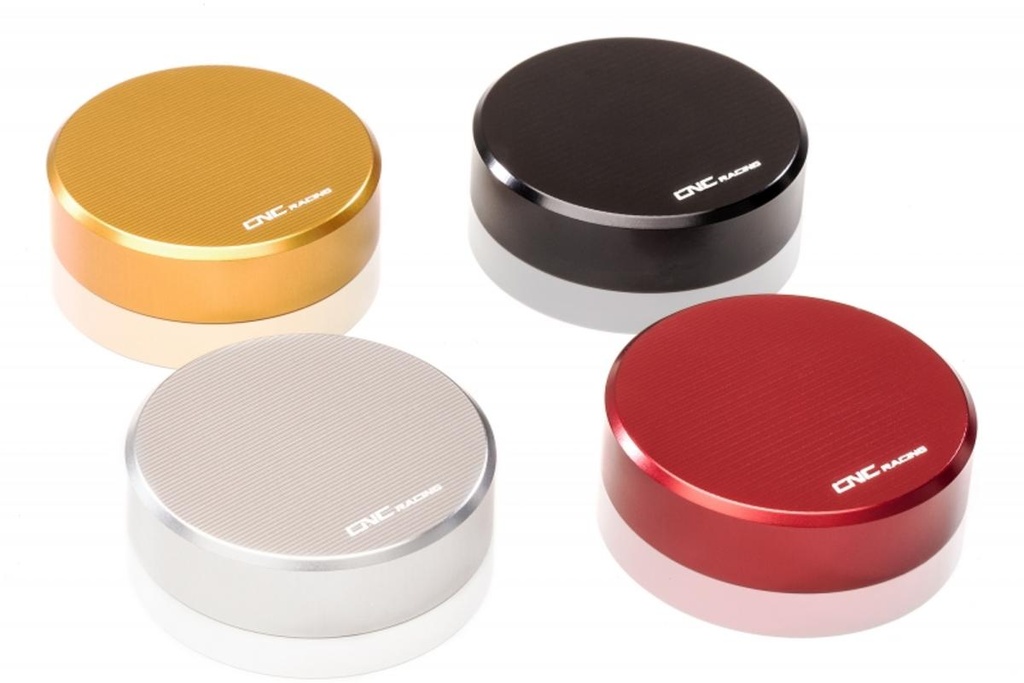 [CNC-TF887R] Rear brake fluid reservoir cap M46x4 - Streaks (Red)