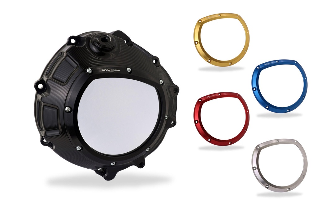 [CNC-CA800BB] Clear clutch cover for BMW (Black)