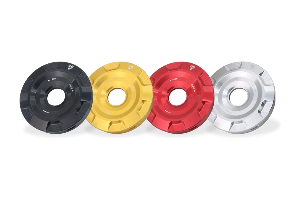 [CNC-TS102B] Fuel tank cap Ducati (Black)