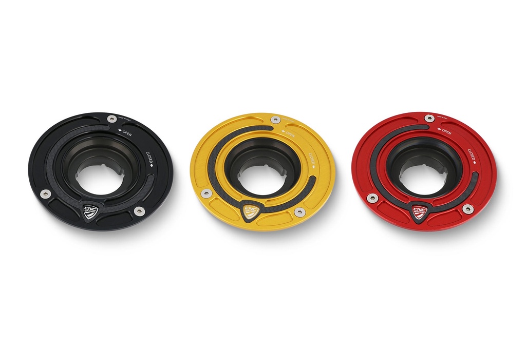 [CNC-TSB01B] Fuel tank cap - flange Carbon (Black)