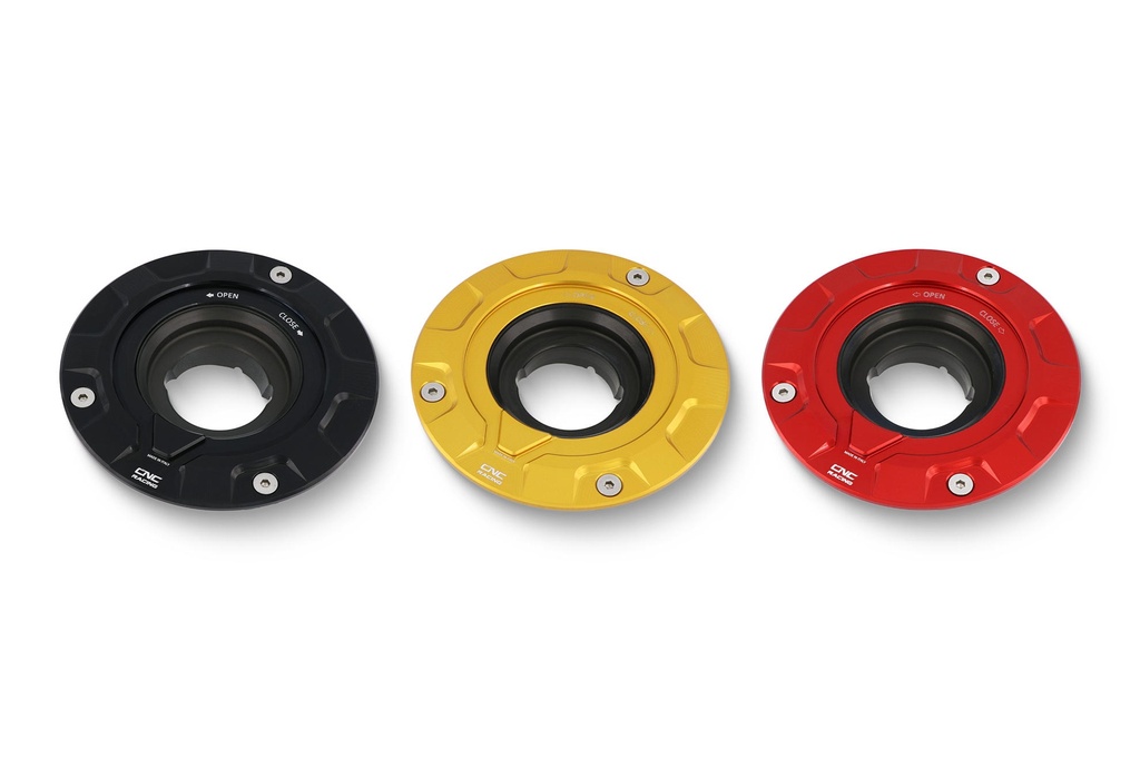 [CNC-TSB11B] Fuel tank cap - flange Gear (Black)