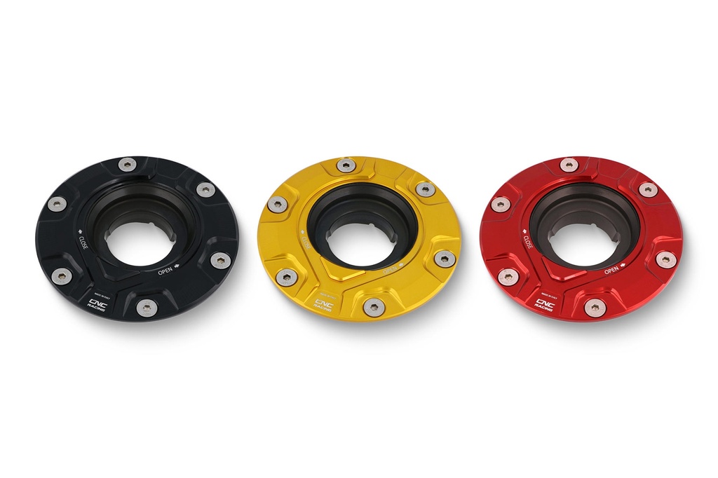 [CNC-TSB12B] Fuel tank cap - flange Gear (Black)