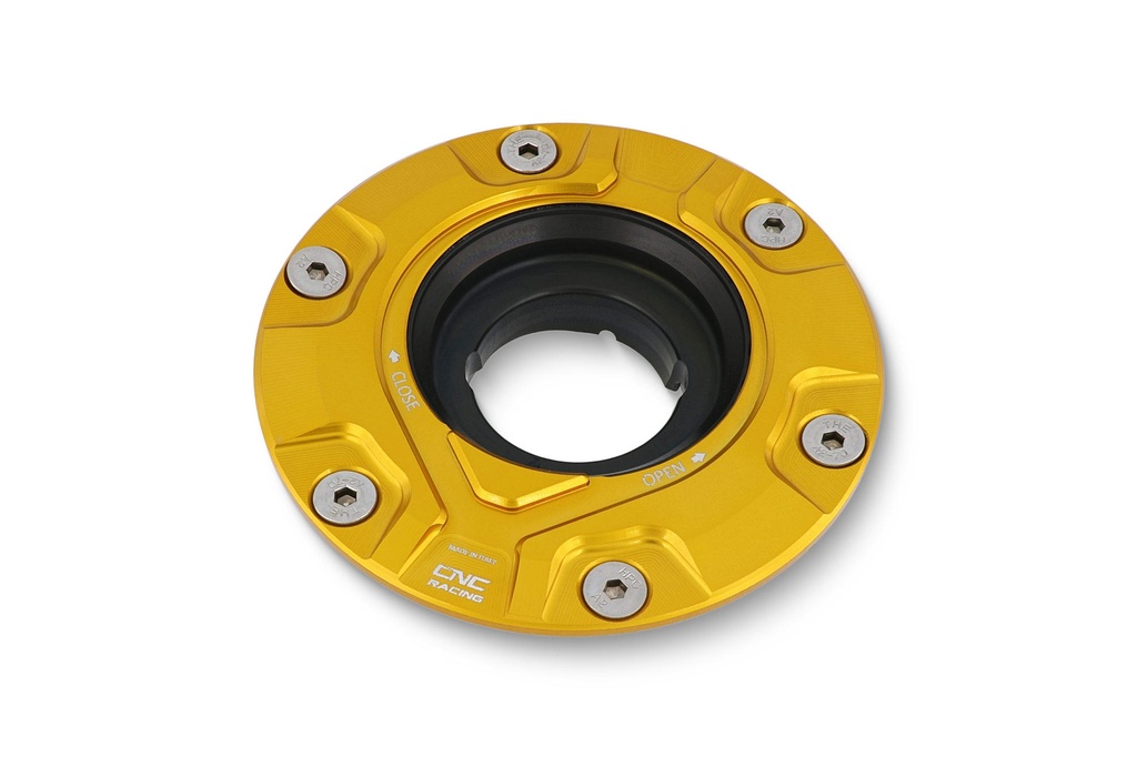 [CNC-TSB12G] Fuel tank cap - flange Gear (Gold)