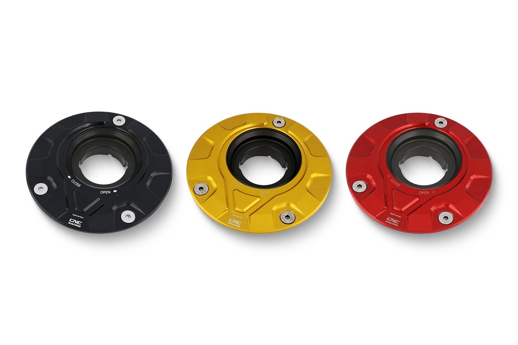 [CNC-TSB13B] Fuel tank cap - flange Gear (Black)